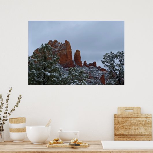 Snowy Snoopy Rock 2854 Poster (Küche)