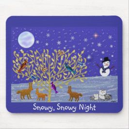 Snowy, Snowy-Nacht Mousepad