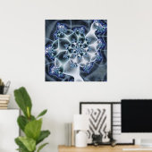 Snowy Spiral Poster (Heimbüro)