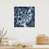 Snowy Spiral Poster (Küche)