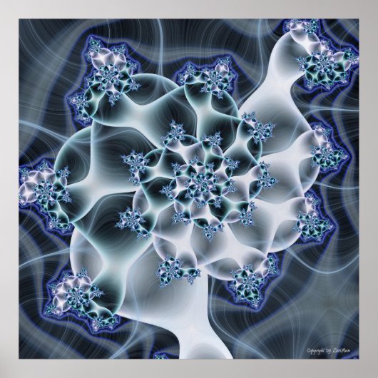 Snowy Spiral Poster (Vorne)