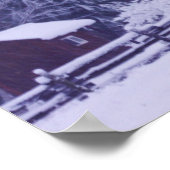 Snowy Splendor 3 Print w/Scripting Verse Poster (Ecke)