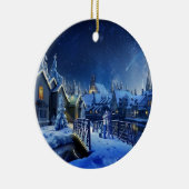 Snowy-Sternschnuppe Keramik Ornament (Rechts)