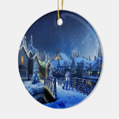 Snowy-Sternschnuppe Keramik Ornament (Links)
