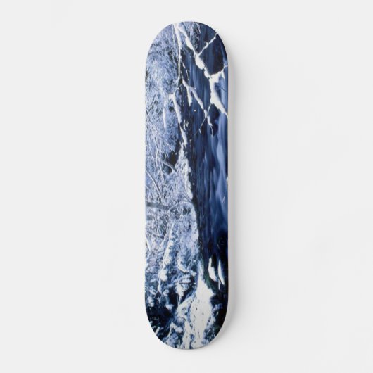 Snowy Stream - Skateboard (Vorderseite)