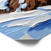 Snowy Strums: Bären's Winter Ballad Poster (Ecke)