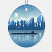 Snowy Submarine Ornament (Links)