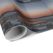 Snowy Sunset am Arrowhead See Geschenkpapier (Rolleneckpunkt)