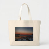 Snowy Sunset am Arrowhead See Jumbo Stoffbeutel (Vorne)