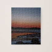 Snowy Sunset am Arrowhead See Puzzle (Vertikal)