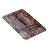 Snowy Szene der Brücke im Forest Park St. Louis Magnet (Rechte Seite)