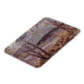 Snowy Szene der Brücke im Forest Park St. Louis Magnet (Linke Seite)