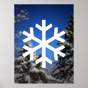 Snowy-Szenen-Plakat Poster