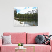 Snowy Tenaya Lake Yosemite National Park Foto Leinwanddruck (Insitu (Wohnzimmer))