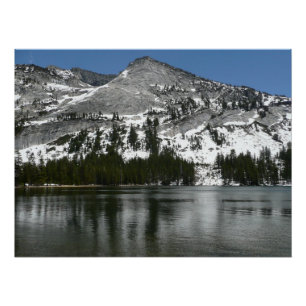 Snowy Tenaya Lake Yosemite National Park Foto Poster