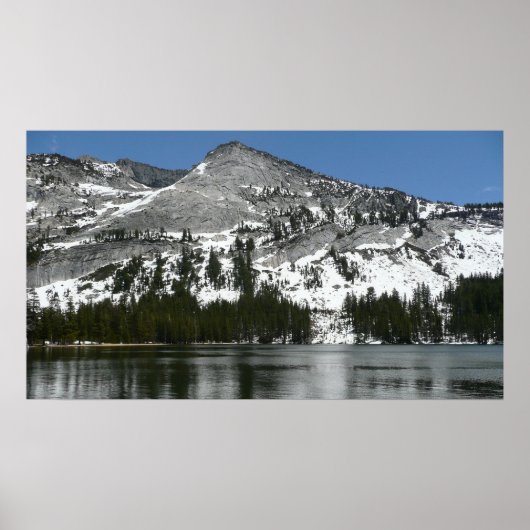 Snowy Tenaya Lake Yosemite National Park Foto Poster (Vorne)