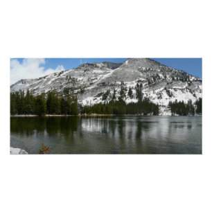 Snowy Tenaya Lake Yosemite National Park Foto Poster