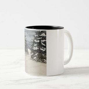 Snowy Tree Classic Tasse, 11 oz Zweifarbige Tasse
