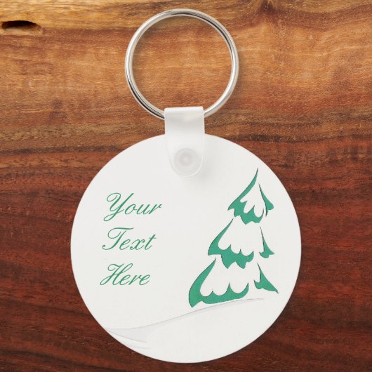 Snowy Tree Schlüsselanhänger (Vorderseite)