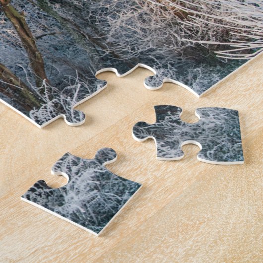 Snowy Trees, 252 Stücke Jigsaw Puzzle (Seite)