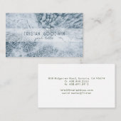 Snowy Trees Aerial Landschaft Visitenkarte (Vorne/Hinten)