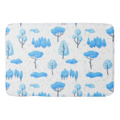 Snowy Trees Badematte (Vorderseite)