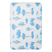 Snowy Trees Badematte (Vorderseite Vertikal)