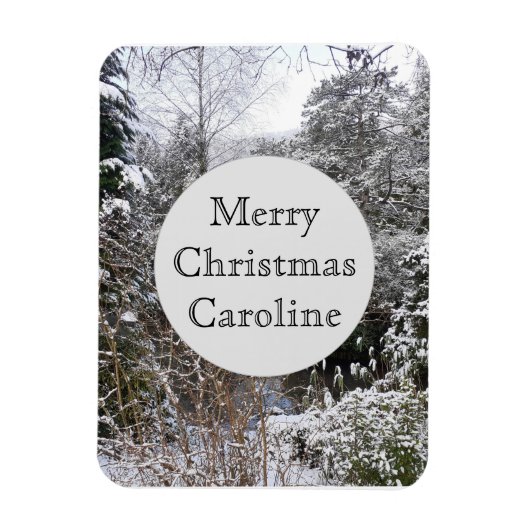 Snowy Trees Flexible Magnet (Vertikal)