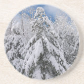 Snowy Trees Getränkeuntersetzer (Vorne)