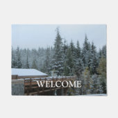 Snowy Trees in Whistler Fußmatte (Vorderseite)