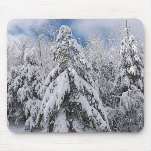 Snowy Trees Mousepad (Vorne)