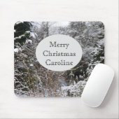 Snowy Trees Mousepad (Mit Mouse)