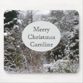 Snowy Trees Mousepad (Vorne)