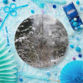 Snowy Trees Pappteller (Party)