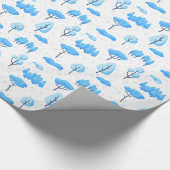 Snowy Trees Pattern Geschenkpapier (Ecke)