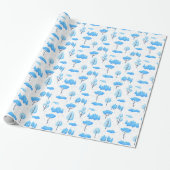 Snowy Trees Pattern Geschenkpapier (Ungerollt)