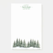 Snowy Trees Post-it-Notes Post-it Klebezettel (Vorderseite)