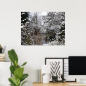 Snowy Trees Poster (Heimbüro)