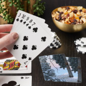 Snowy Trees Spielkarten (In Situ)