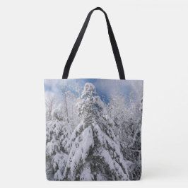 Snowy Trees Tasche