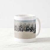Snowy Trees Tasse (VorderseiteRechts)