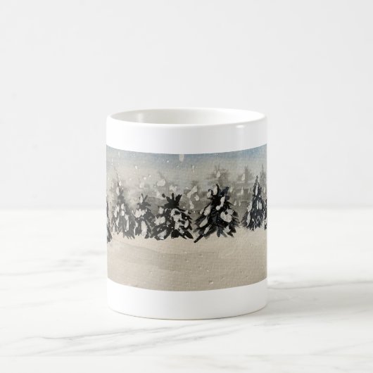 Snowy Trees Tasse (Mittel)