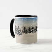 Snowy Trees Tasse (Vorderseite Links)