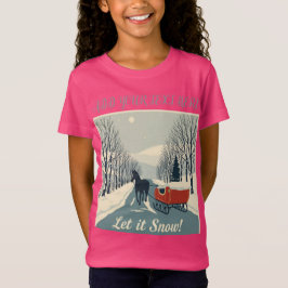 Snowy Trees Weihnachten T-Shirt