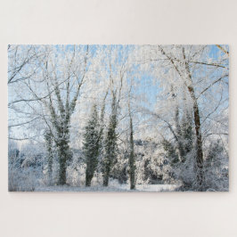 Snowy Trees Winter, 1014 Stücke Jigsaw Puzzle