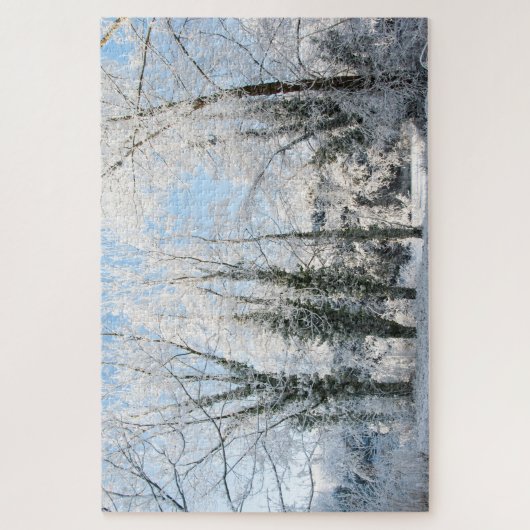Snowy Trees Winter, 1014 Stücke Jigsaw Puzzle (Vertikal)