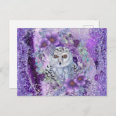 Snowy Uhgöttin Art von Renee Postkarte (Vorne/Hinten)