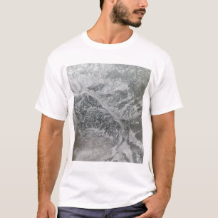 Snowy und dunstiges Mittelrussland, die das Ob Ri T-Shirt