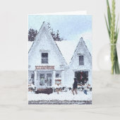 Snowy Vermont Faltkarte Karte (Vorderseite)