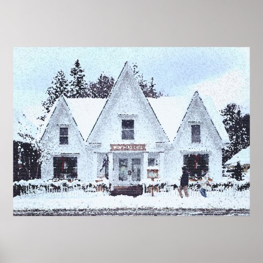 Snowy Vermont Holiday Poster (Vorne)